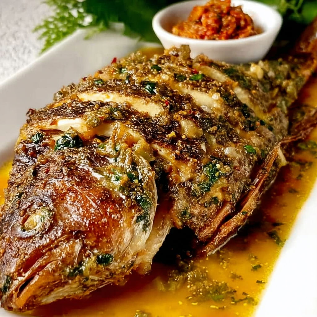 Poisson braisé